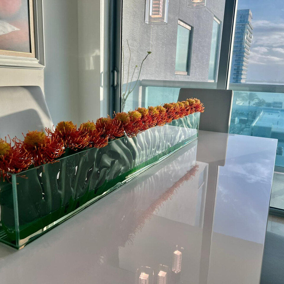 Orange Gelb Protea Flowers Skinny